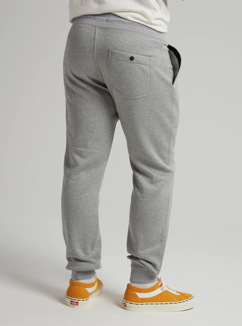 Grey Burton Oak Fleece Men's Pants | PKMQHO934