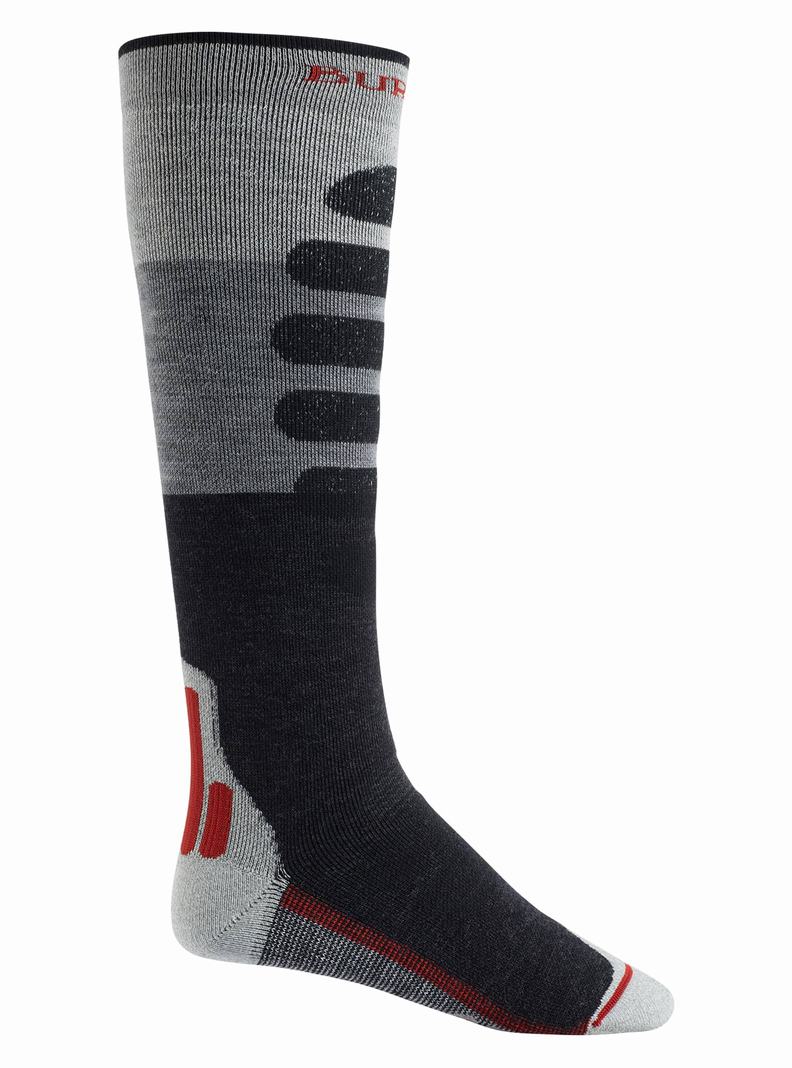 Grey Burton Performance + Midweight Men\'s Socks | LVPQWI634