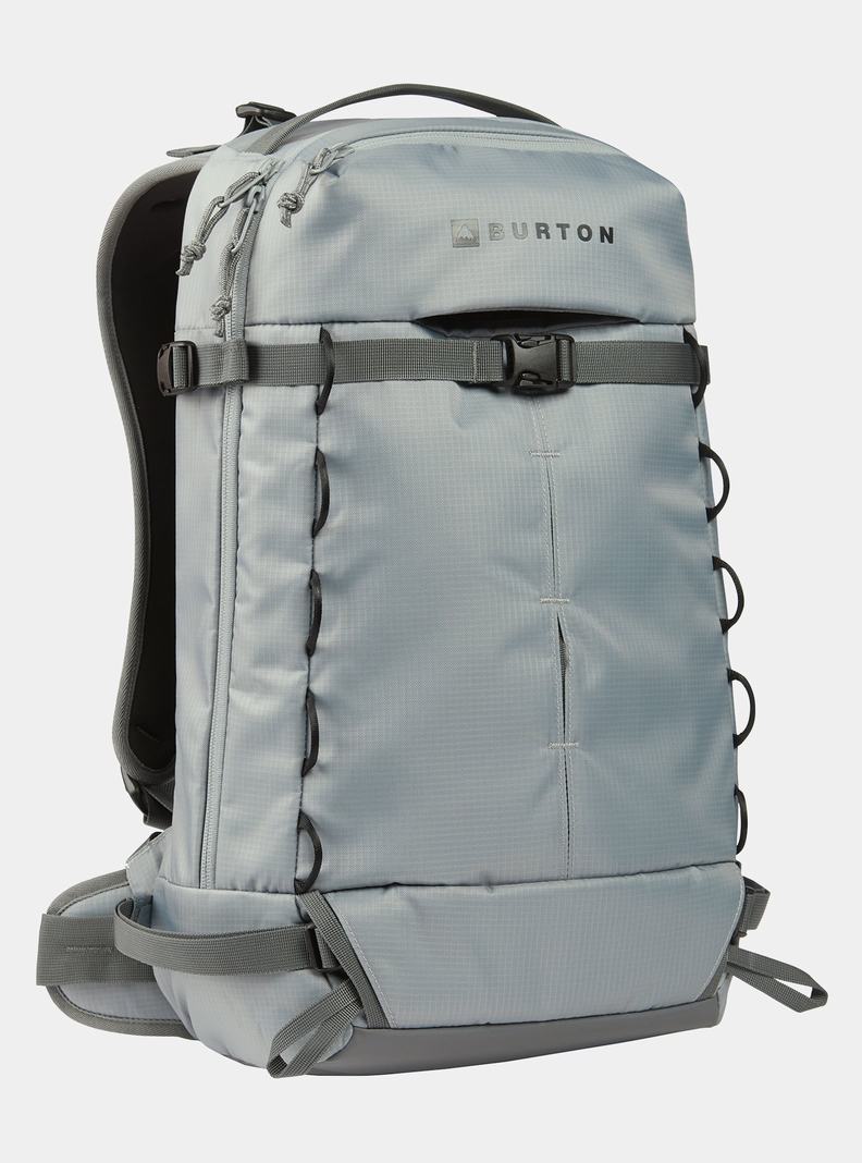 Grey Burton Sidehill 18L Unisex Backpacks | FUILZQ392