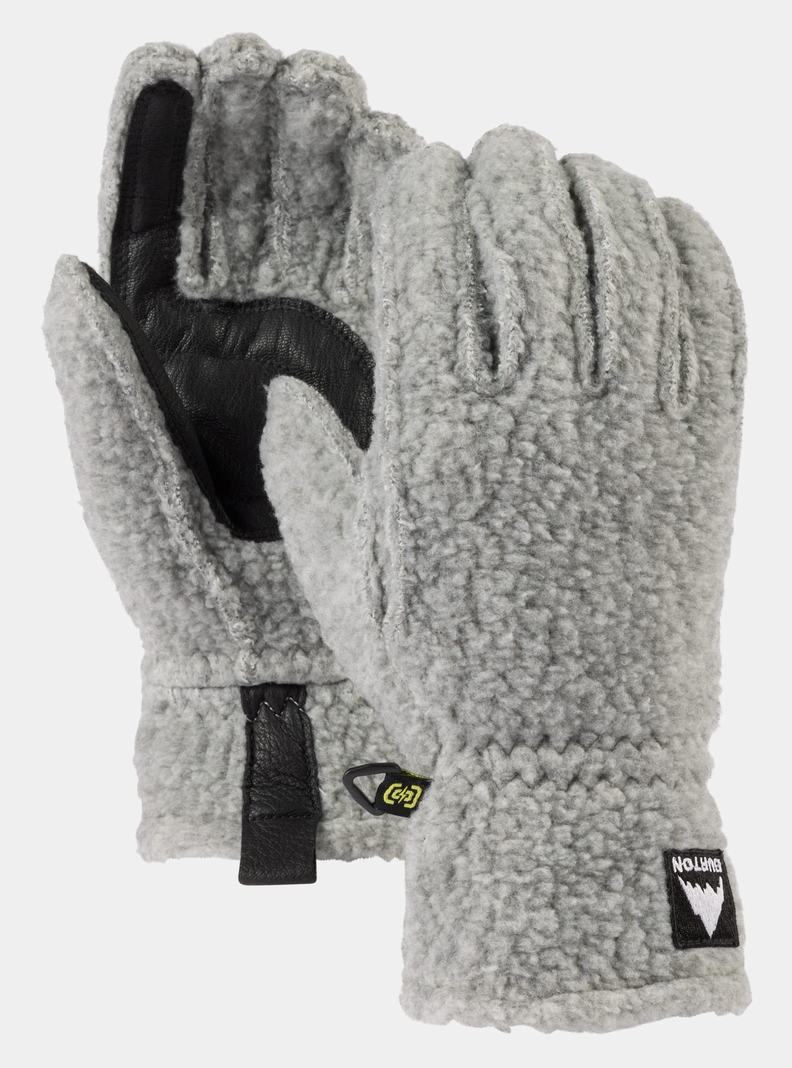 Grey Burton Stovepipe Fleece Women\'s Ski Gloves | YLCJOB713