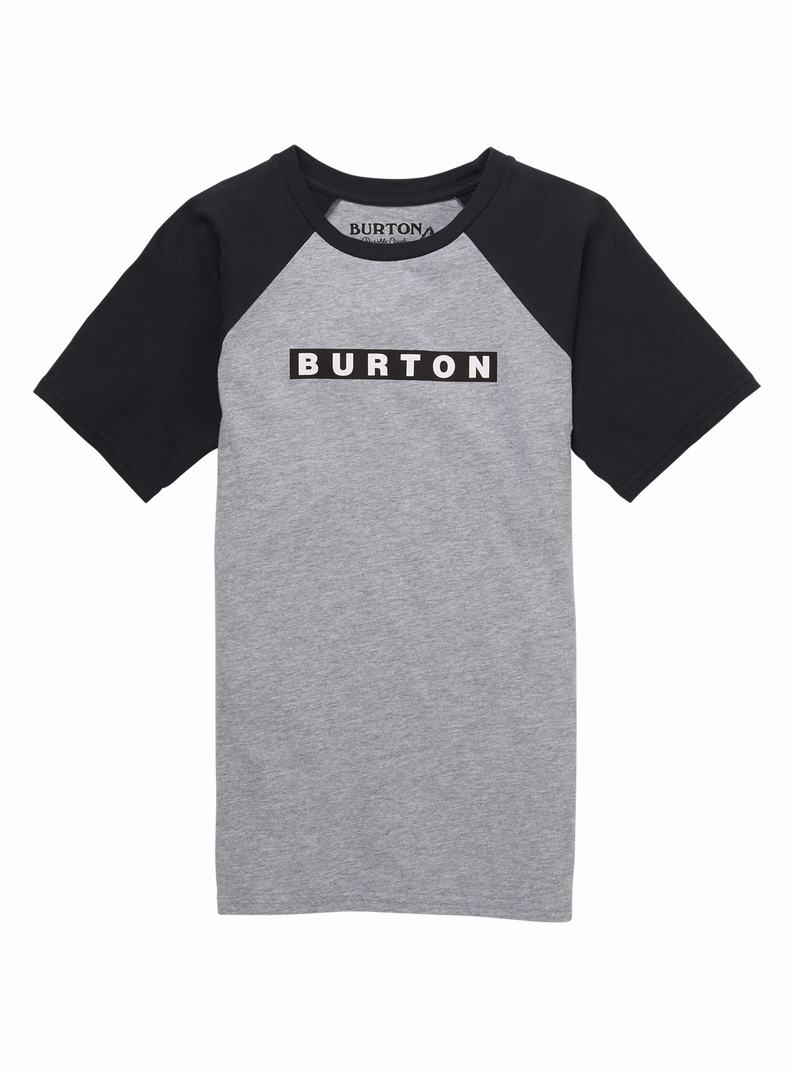 Grey Burton Vault Short Sleeve Kids\' T-Shirts | SLJYDH801