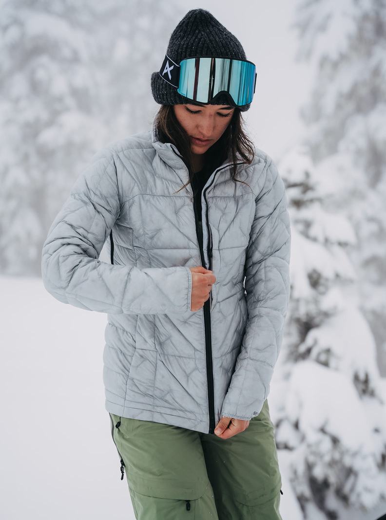 Grey Burton [ak] Baker Down Women's Ski Jackets | HJEBLV940