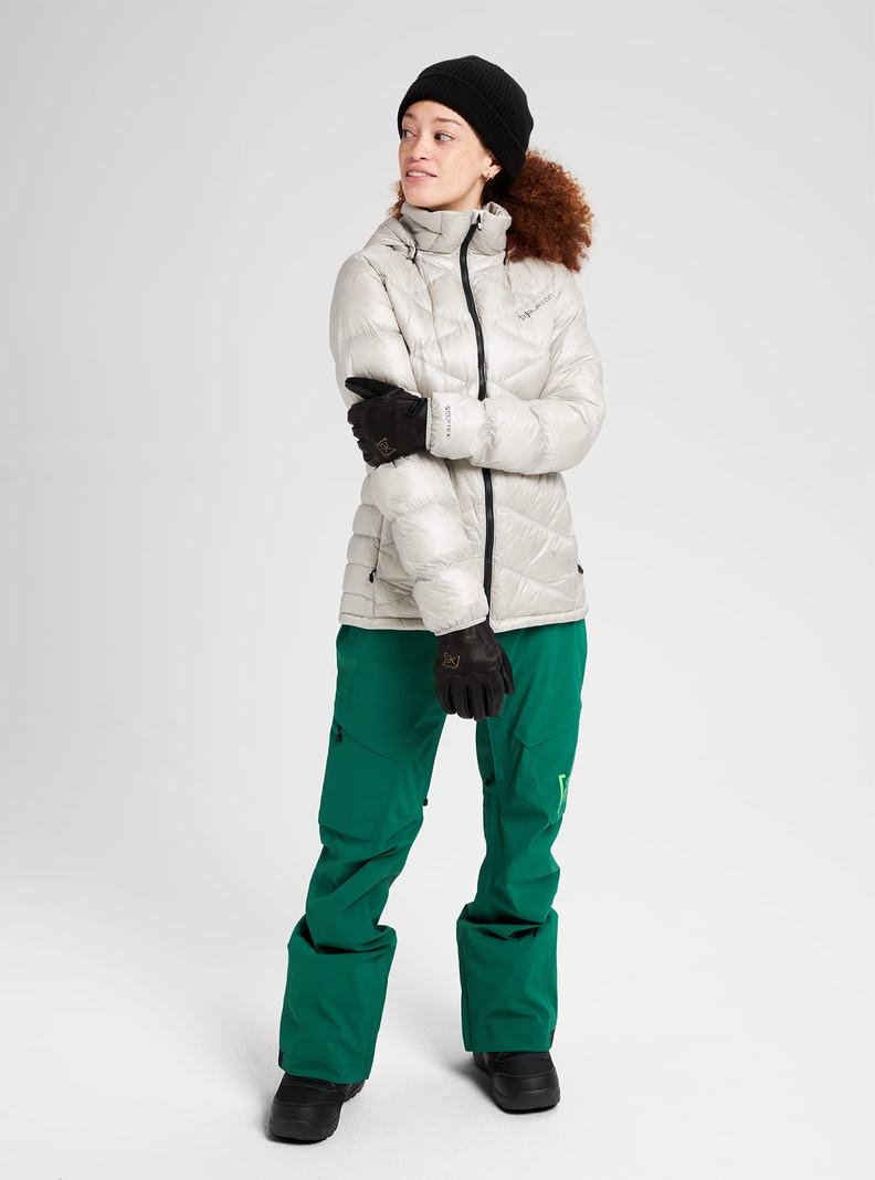 Grey Burton [ak] Baker Down Women's Ski Jackets | RXAKLZ823