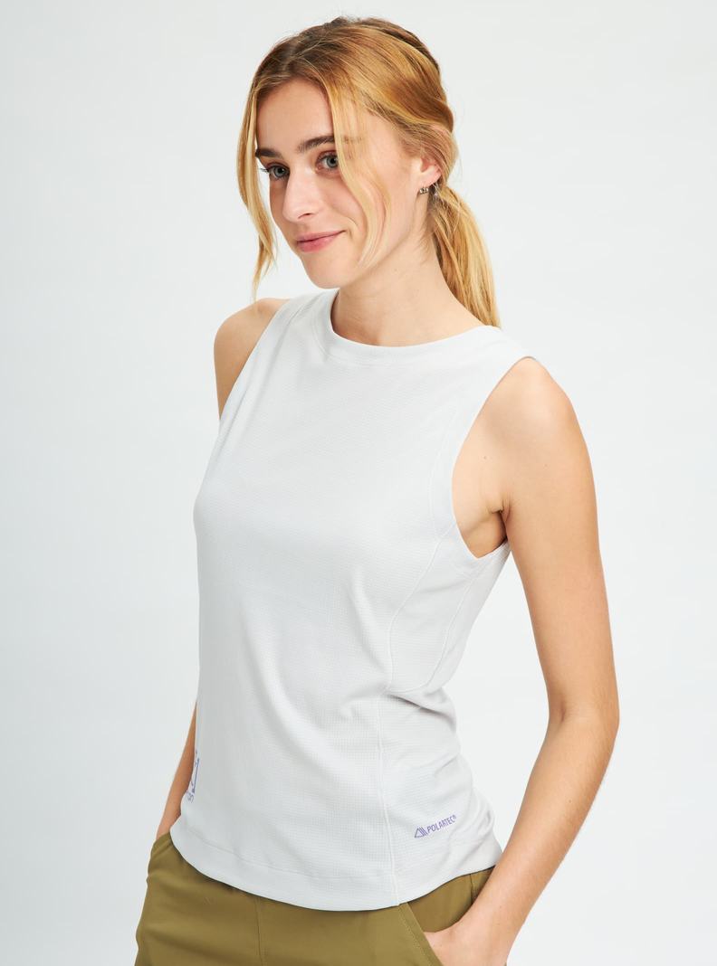 Grey Burton [ak] Helium Power Dry Women's Tank Top | RPLJBQ183