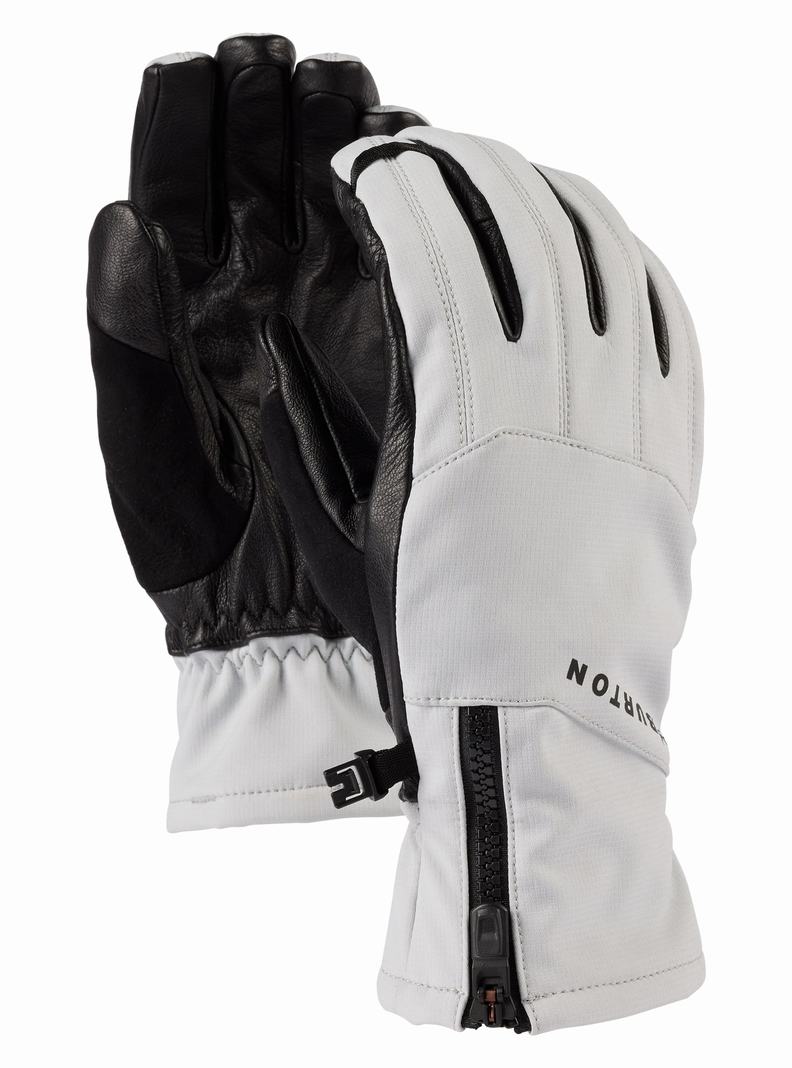 Grey Burton [ak] Tech Men\'s Ski Gloves | SNEYUT715