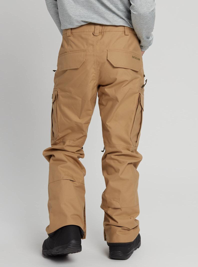 Khaki Burton 5L Cargo (Relaxed Fit) Men's Ski Pants | SUOITX543