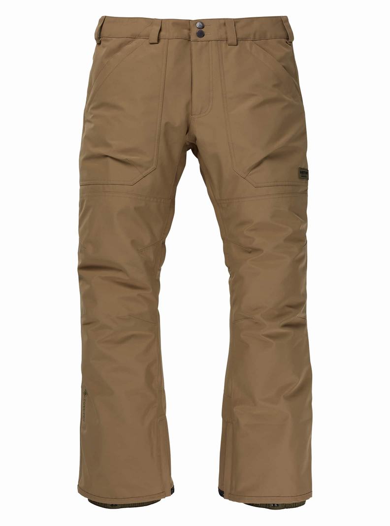 Khaki Burton Ballast GORE‑TEX 2L (Tall) Men\'s Ski Pants | GXQYNF176