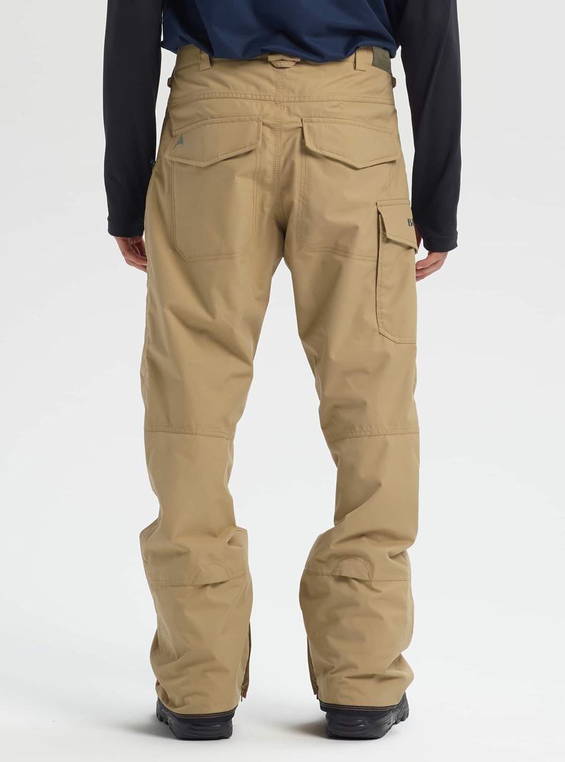 Khaki Burton Covert 2L Men's Ski Pants | RQBWYG163