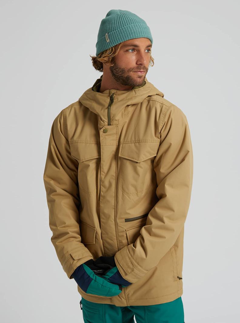 Khaki Burton Covert 2L (Slim Fit) Men's Ski Jackets | RVLUDP670