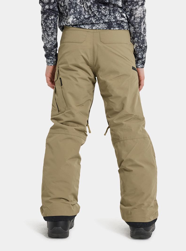 Khaki Burton Exile 2L Cargo Kids' Ski Pants | IFEKAH026