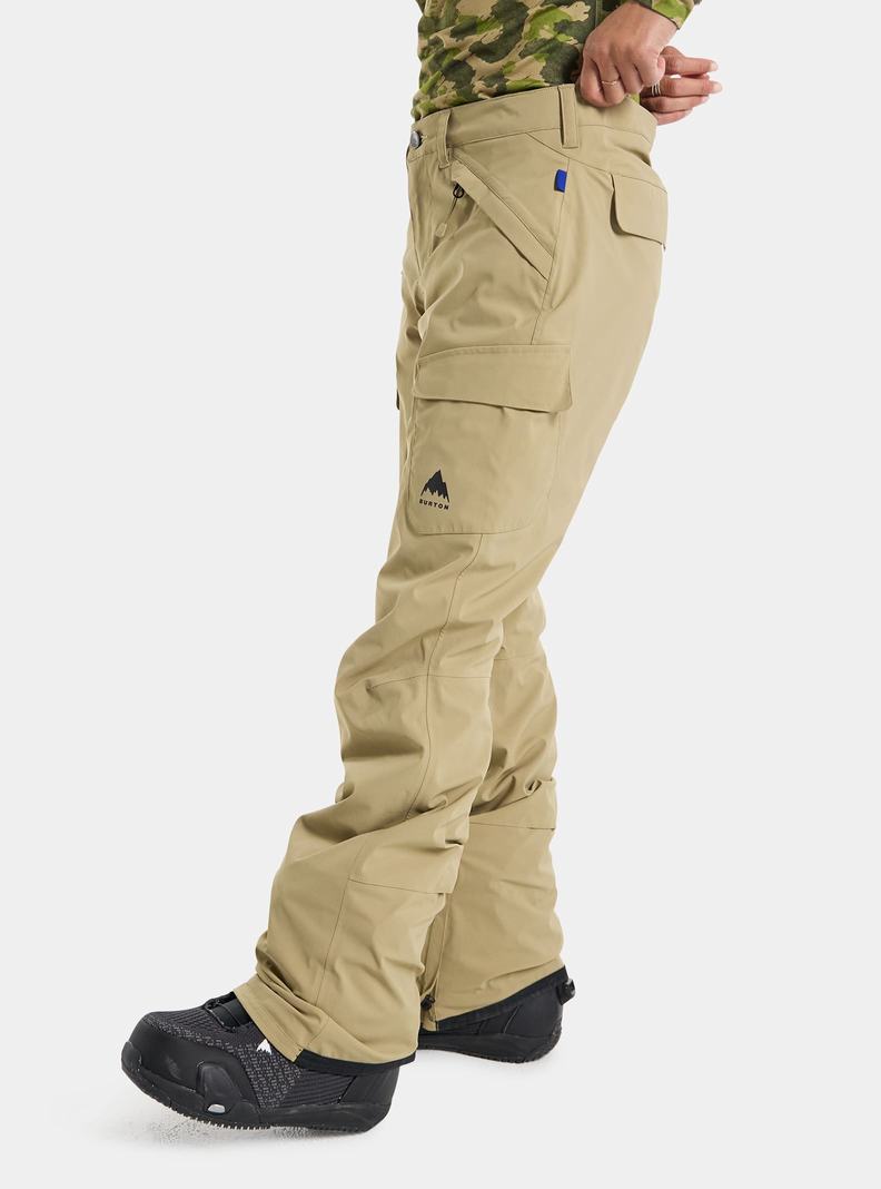 Khaki Burton Gloria GORE-TEX 2L (Tall) Women's Ski Pants | RGLJKY192