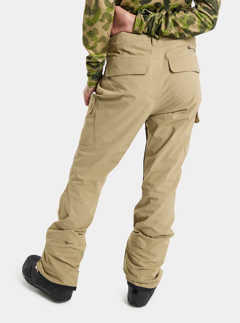 Khaki Burton Gloria GORE-TEX 2L (Tall) Women's Ski Pants | RGLJKY192