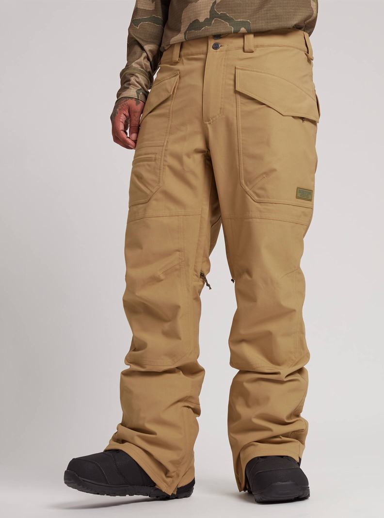 Khaki Burton Southside 2L (Slim Fit) Men's Ski Pants | DAHYGN413