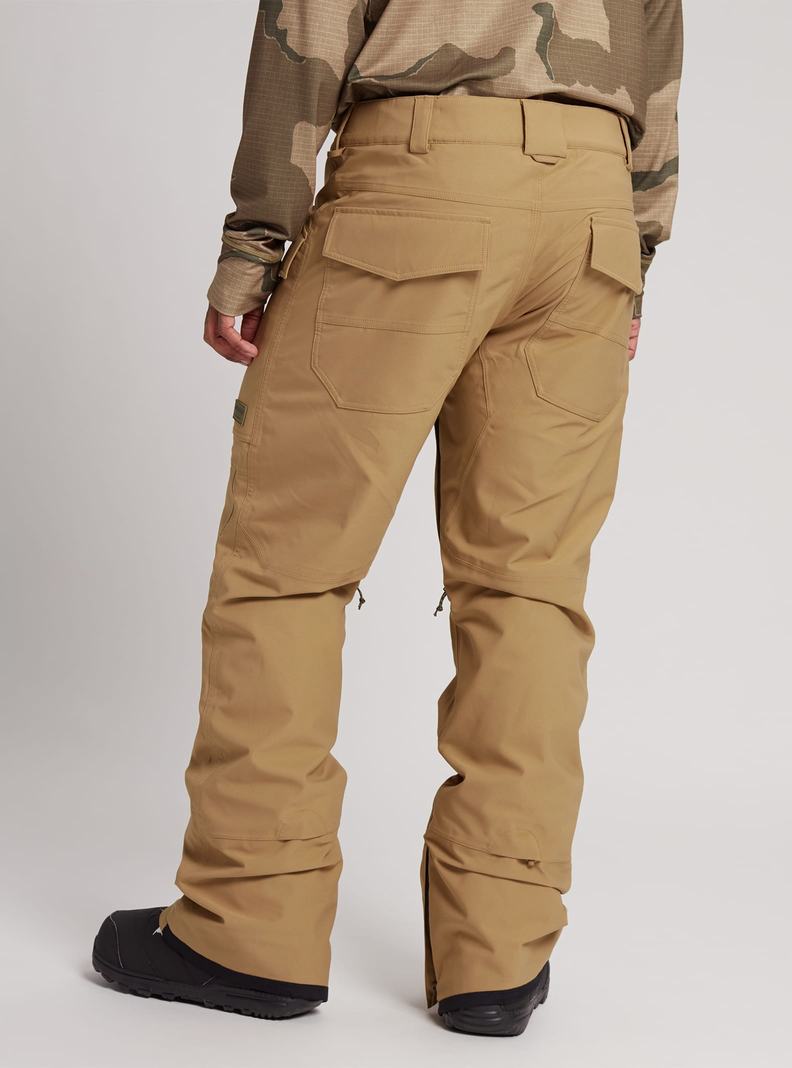 Khaki Burton Southside 2L (Slim Fit) Men's Ski Pants | DAHYGN413