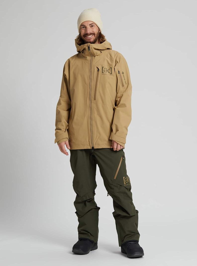 Khaki Burton [ak] Cyclic GORE‑TEX 2L Men's Ski Jackets | FYJQEK961