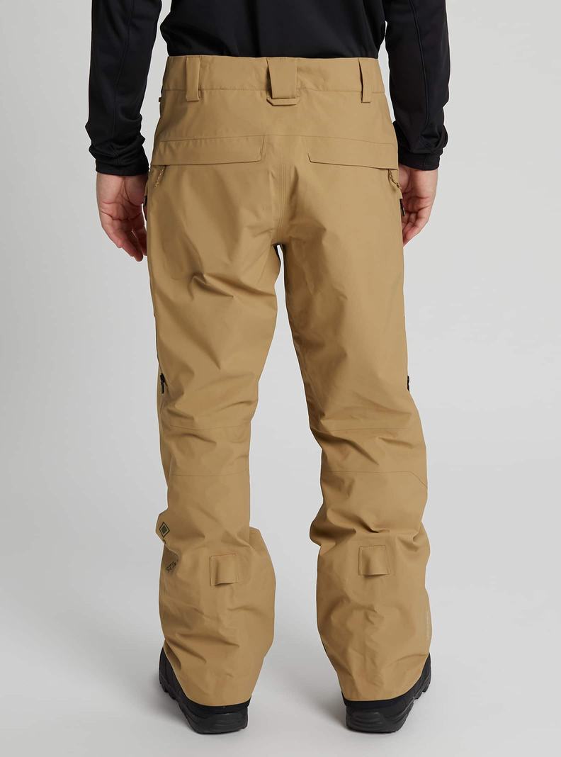 Khaki Burton [ak] Hover GORE‑TEX PRO 3L Men's Ski Pants | IRTZJX918