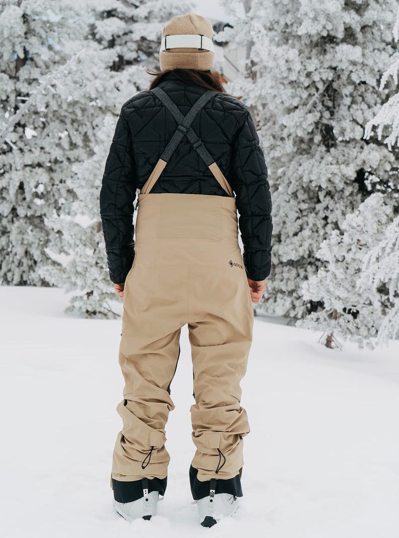 Khaki Burton [ak] Kimmy GORE-TEX 2L Women's Bibs | GYLXST720