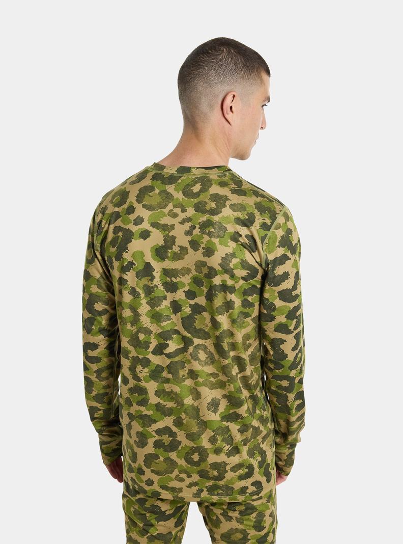 Khaki / Green Burton Lightweight X Men's Base Layer Top | EYKOPS975