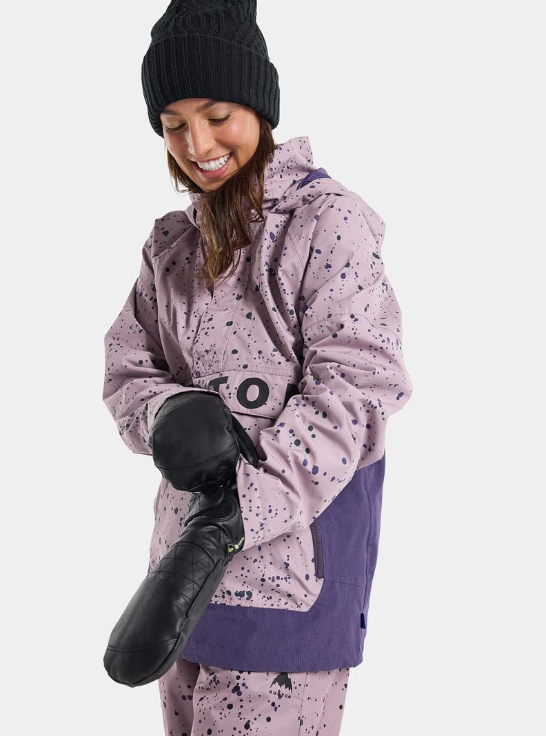 Lavender Burton Frostner 2L Anorak Women's Ski Jackets | BQNYMU896