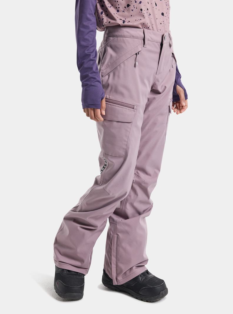 Lavender Burton Gloria Stretch 2L (Short) Women's Ski Pants | SDTAJY927