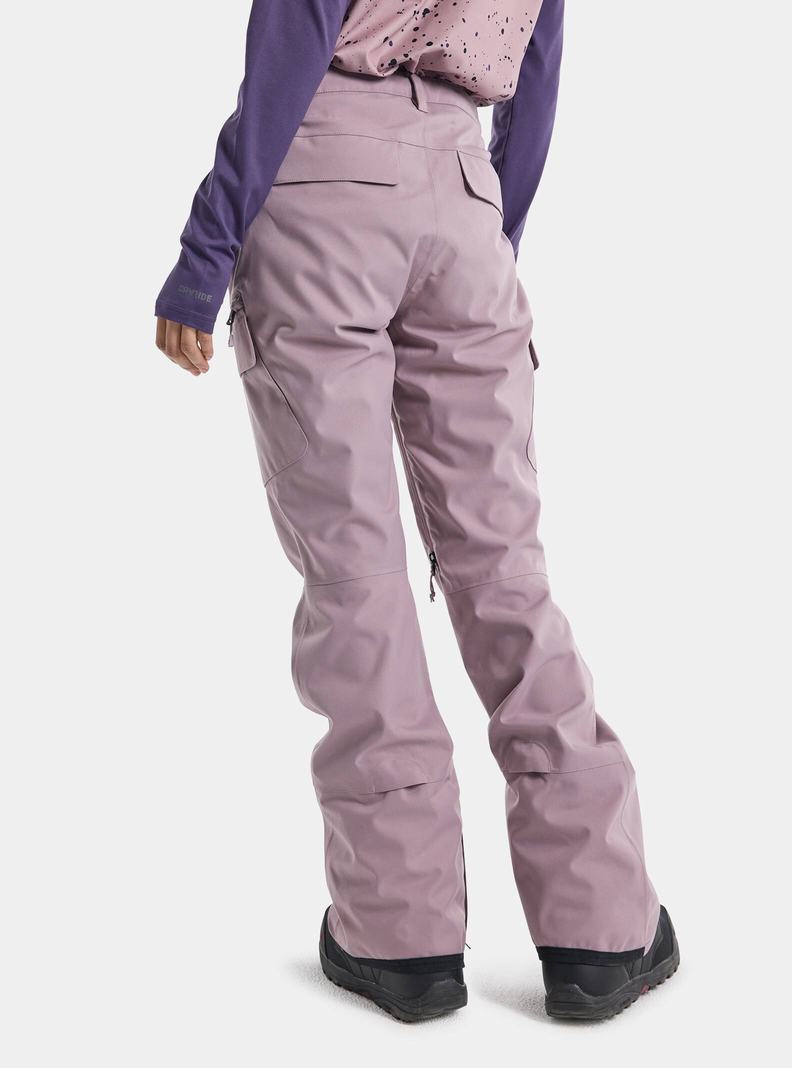 Lavender Burton Gloria Stretch 2L (Short) Women's Ski Pants | SDTAJY927