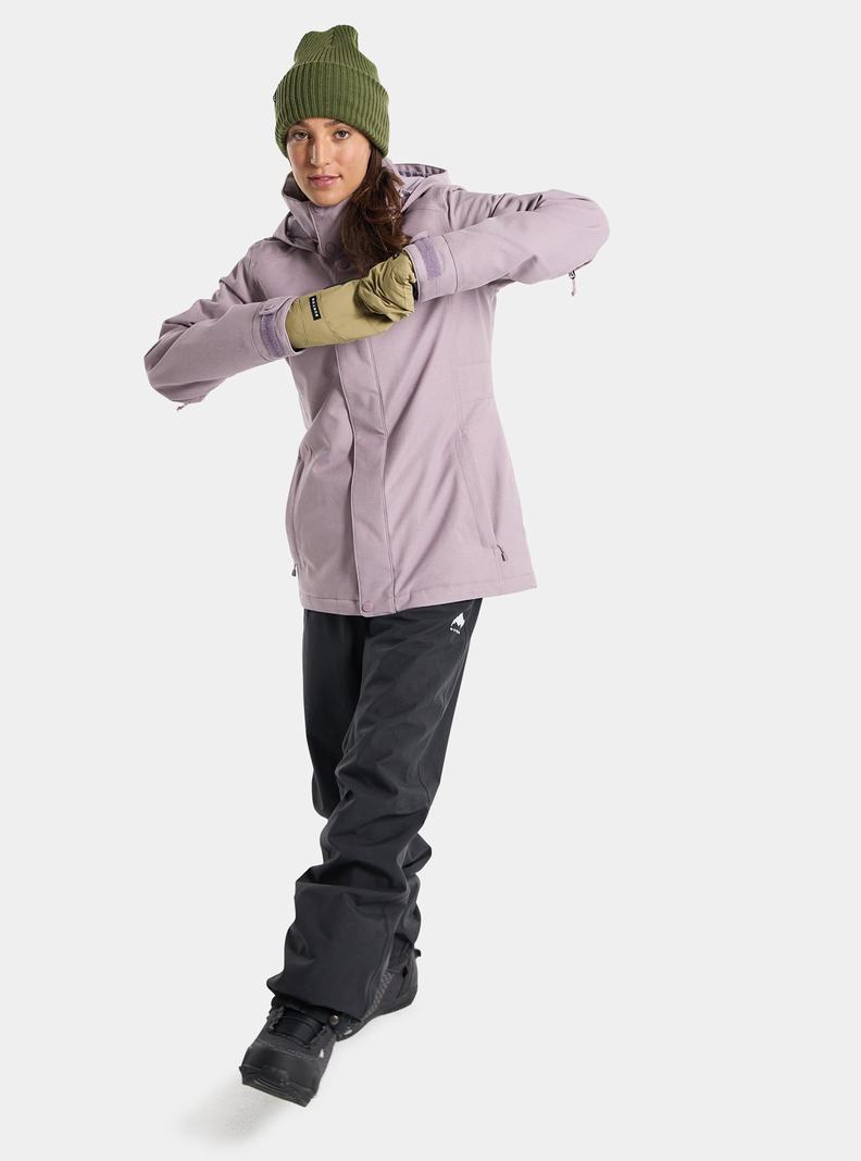 Lavender Burton Jet Set 2L Women's Ski Jackets | HKRDGZ841