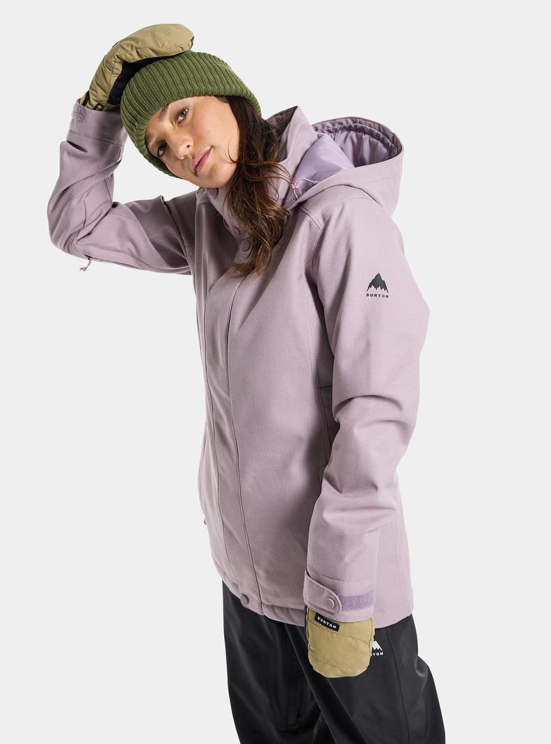 Lavender Burton Jet Set 2L Women's Ski Jackets | HKRDGZ841