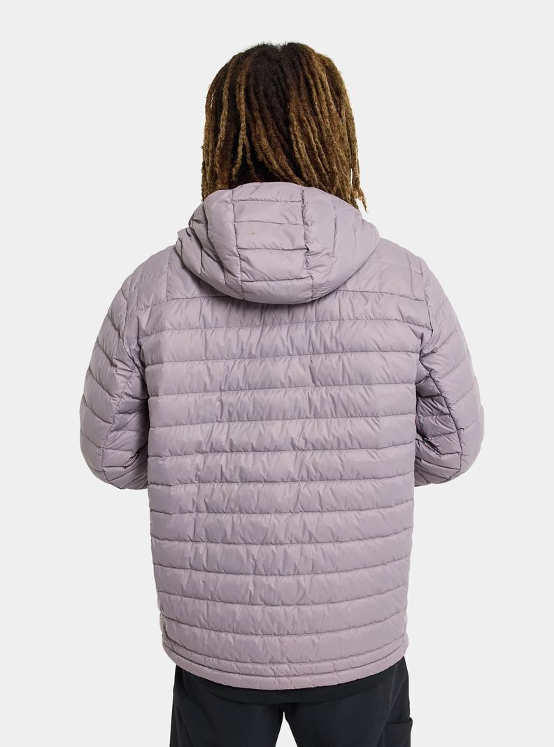 Lavender Burton Mid-Heat Hooded Down Insulated Men's Ski Jackets | NEXYHV126