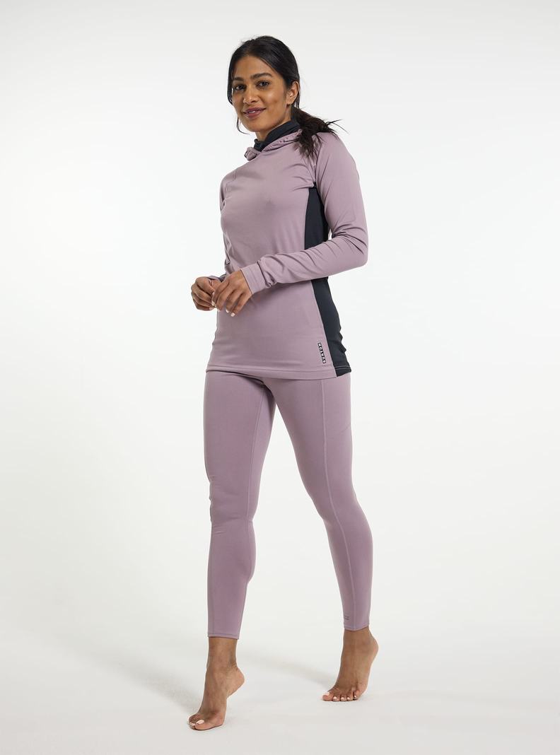 Lavender Burton Midweight X Base Layer Pants Women's Base Layer Pants | ZODFIB401