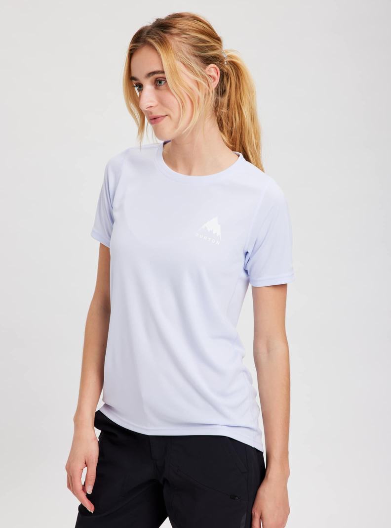 Lavender Burton Multipath Active Short Sleeve Women's T-Shirts | UNFBXD235