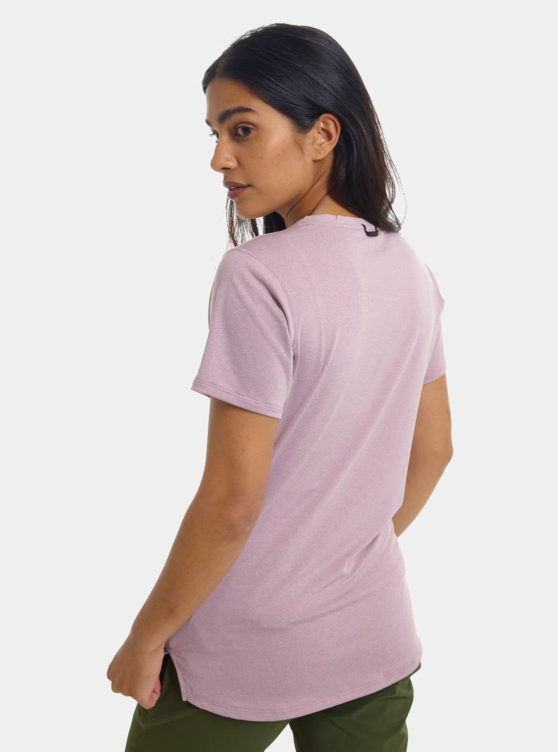 Lavender Burton Multipath Essential Tech Short Sleeve Women's Base Layer Top | WKLSUP926