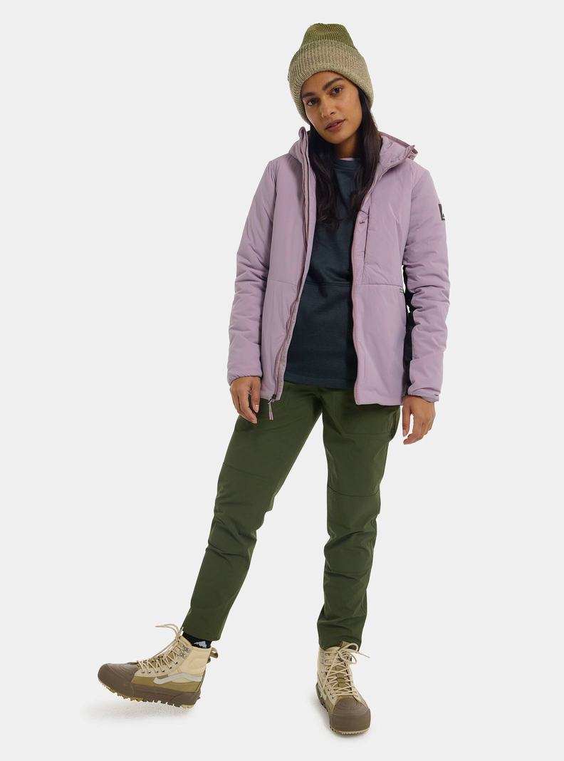 Lavender Burton Multipath Hooded Insulated Women's Ski Jackets | WQXZKL820