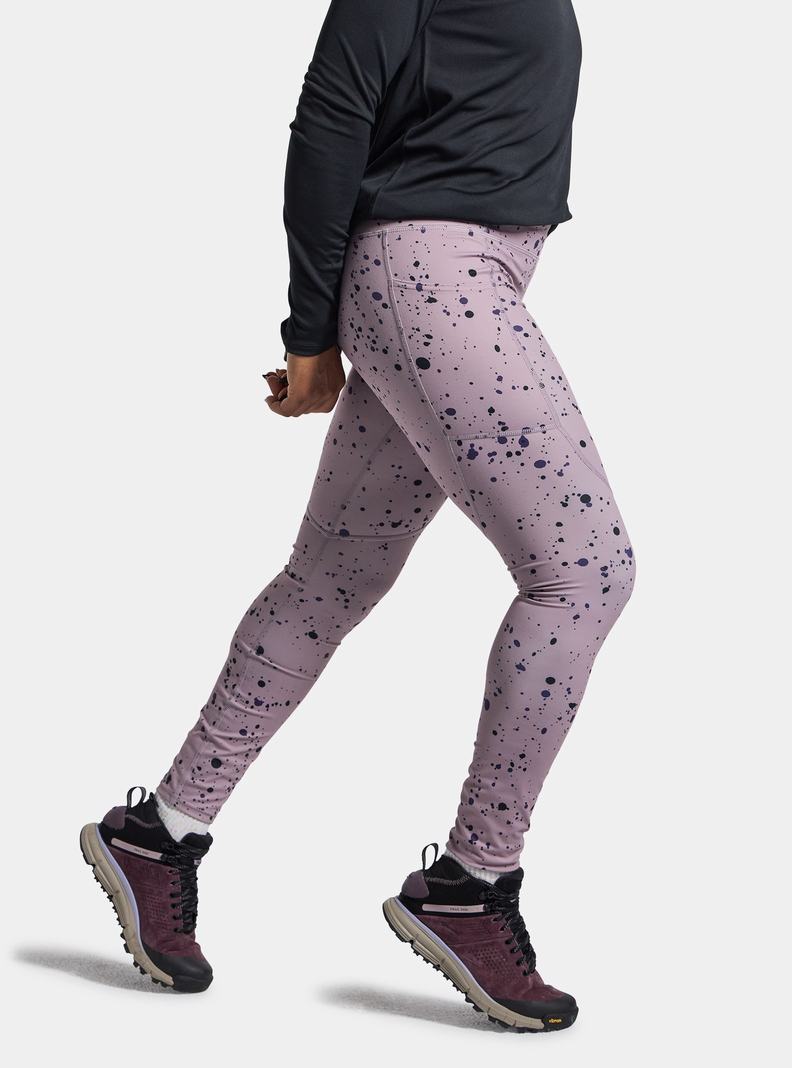 Lavender Burton Multipath Pocket Women's Leggings | YMZKVD501