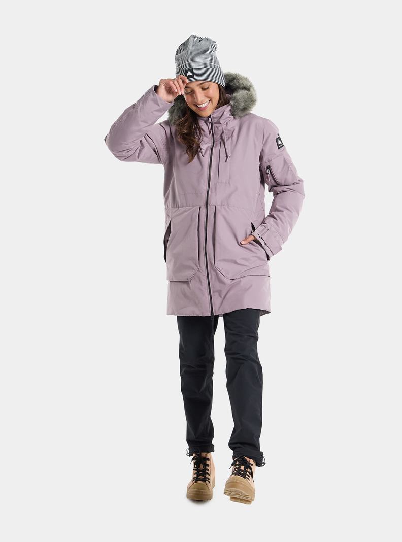 Lavender Burton Saxton Parka Women's Ski Jackets | SPVDWA435