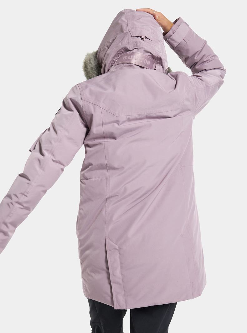 Lavender Burton Saxton Parka Women's Ski Jackets | SPVDWA435