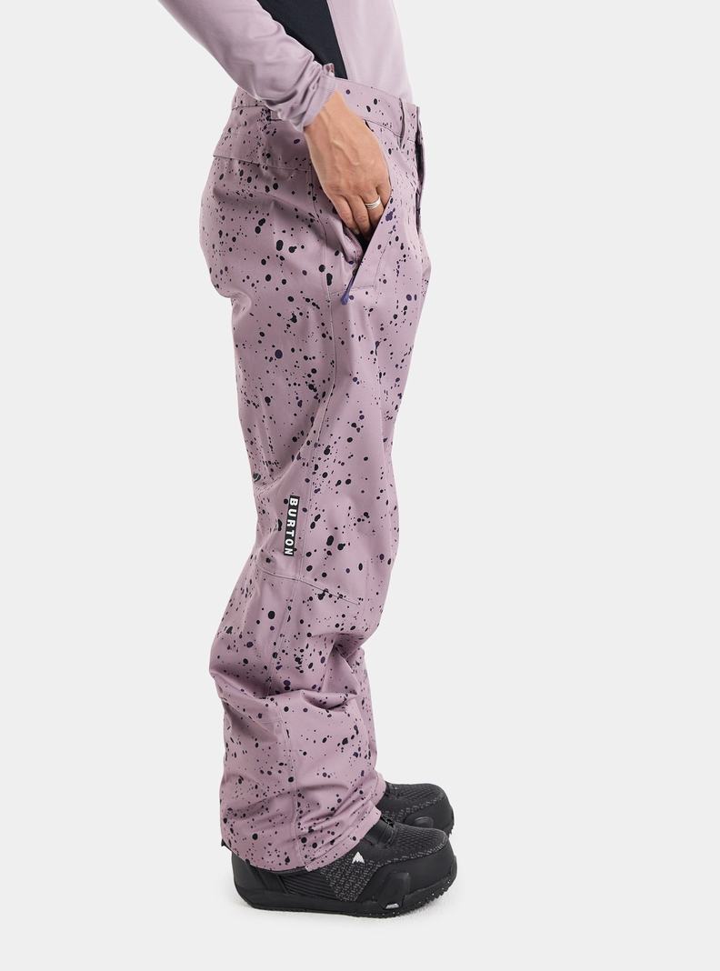 Lavender Burton Society 2L Women's Ski Pants | LOHPDA256