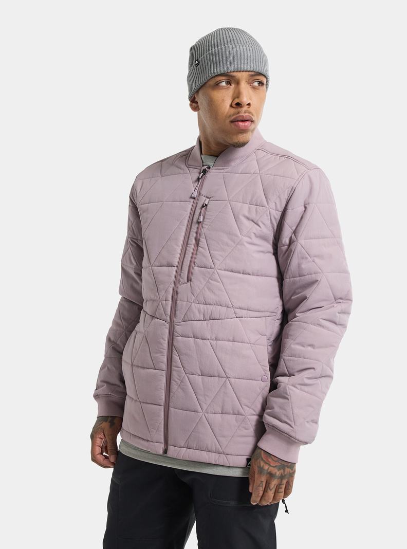 Lavender Burton Versatile Heat Insulated Men's Ski Jackets | KQHNIE275