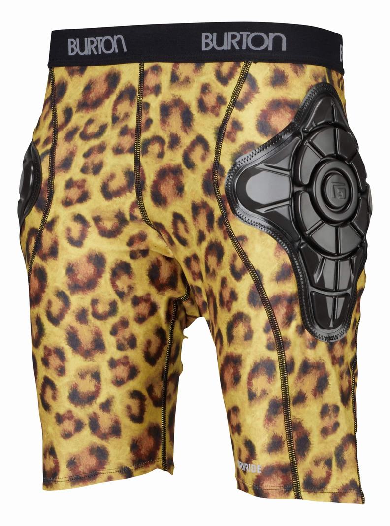 Leopard Burton Total Impact Short, Protected by G-Form™ Women\'s Protective Gear | ZJTFKN081