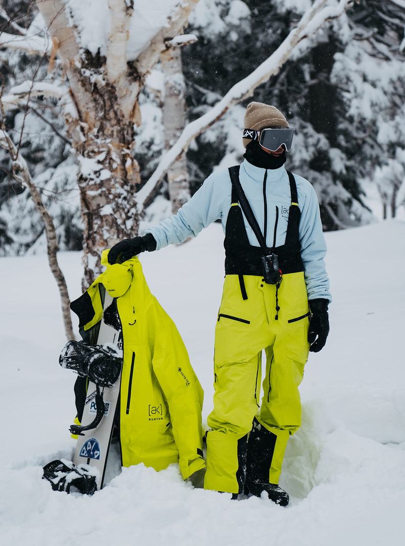 Light Green Burton [ak] Tusk GORE-TEX PRO Hi-Top 3L Men's Bibs | BNXYWE926