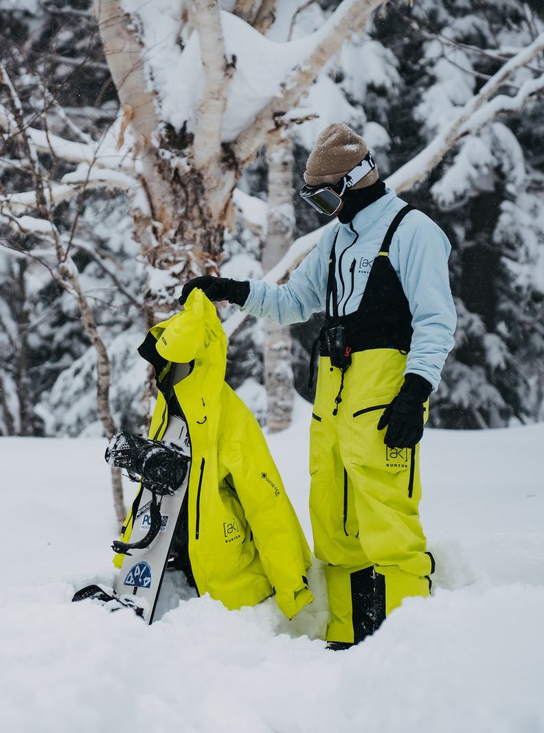 Light Green Burton [ak] Tusk GORE-TEX PRO Hi-Top 3L Men's Bibs | BNXYWE926