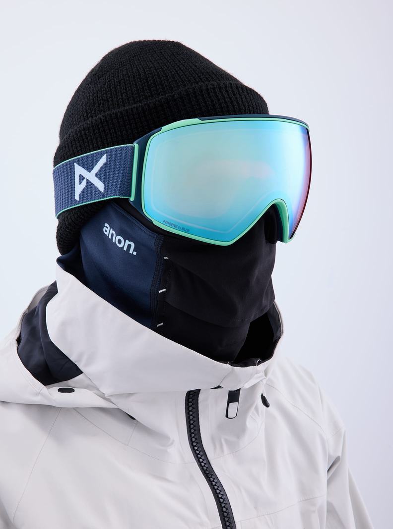 Navy / Blue / Pink / Burton Anon M4 Goggles (Toric) + Bonus Lens + MFI® Face Mask Men's Ski Goggles | HIJRWK925