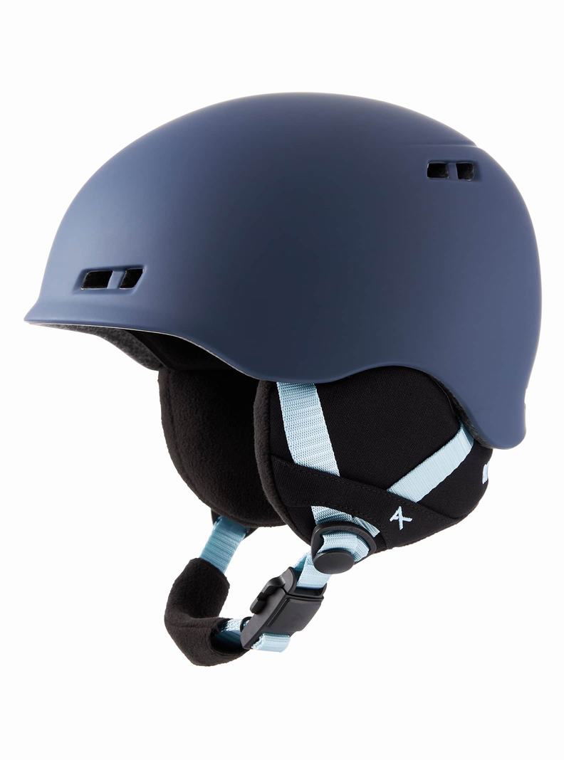 Navy Burton Anon Burner Kids' Snowboard Helmets | QTCREZ831