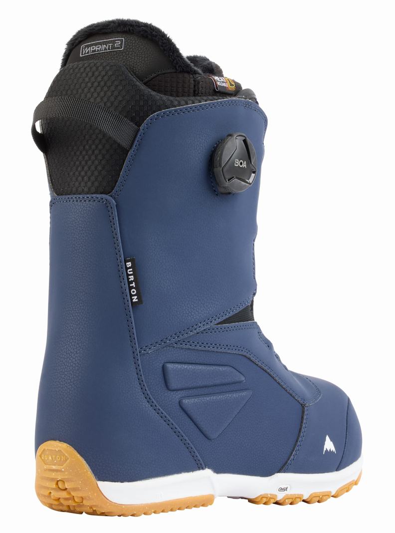 Navy Burton Ruler BOA® Men's Snowboard Boots | ELBGRU268