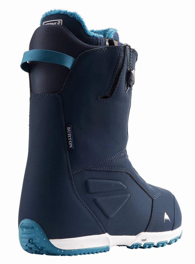 Navy Burton Ruler Men's Snowboard Boots | TZHKMC926