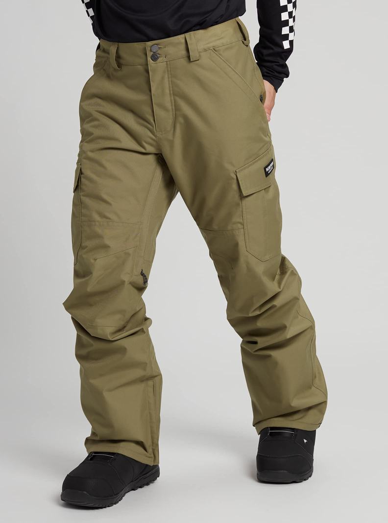 Olive Burton 7L Cargo (Relaxed Fit) Men's Ski Pants | YLEAMZ026