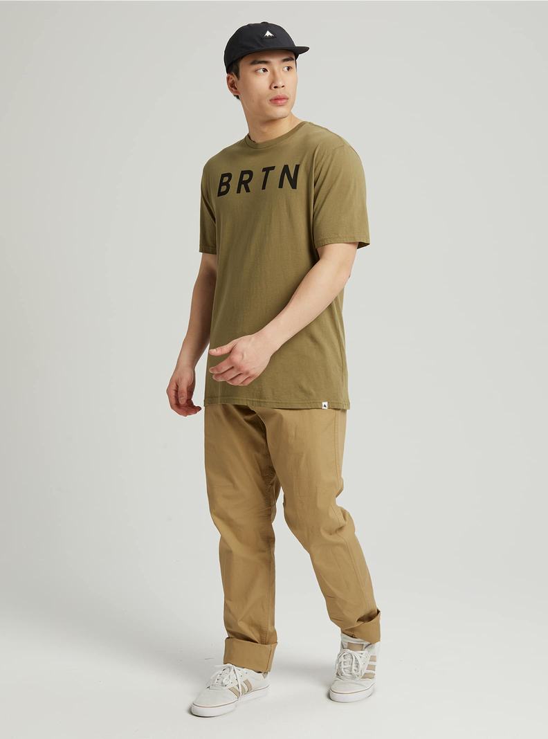 Olive Burton BRTN Short Sleeve Women's T-Shirts | EMFWNY807