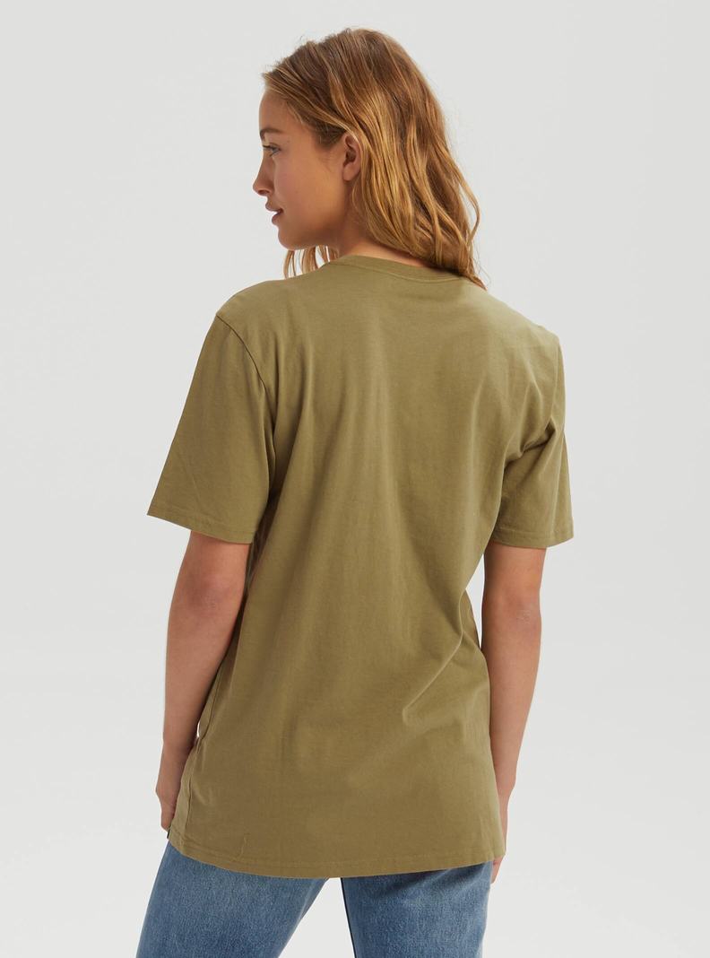 Olive Burton BRTN Short Sleeve Women's T-Shirts | EMFWNY807