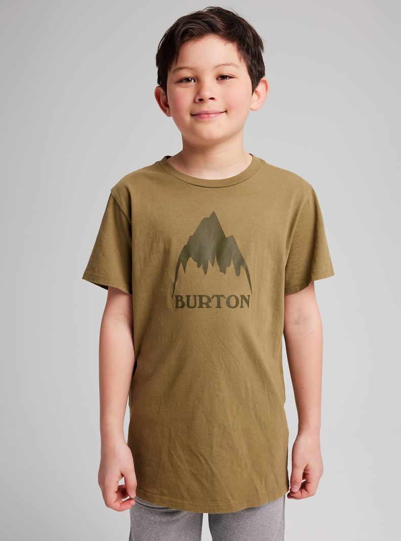 Olive Burton Classic Mountain High Short Sleeve Kids' T-Shirts | UVTMAC368