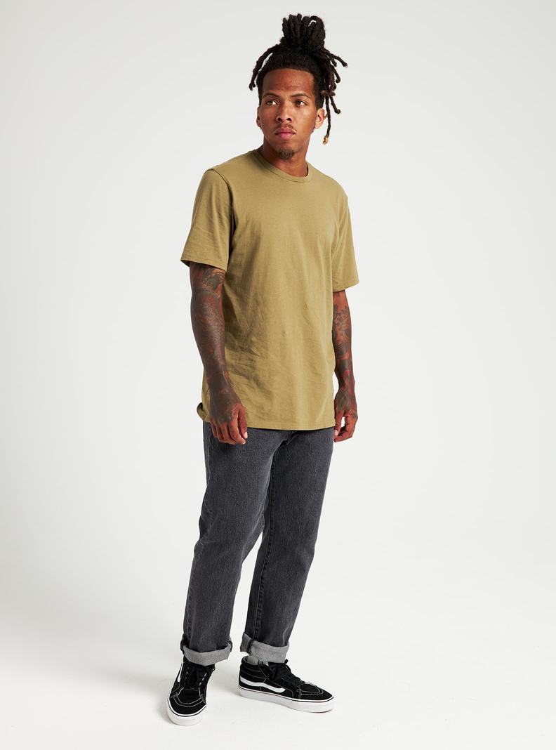 Olive Burton Classic Short Sleeve Men's T-Shirts | HPOLBT590