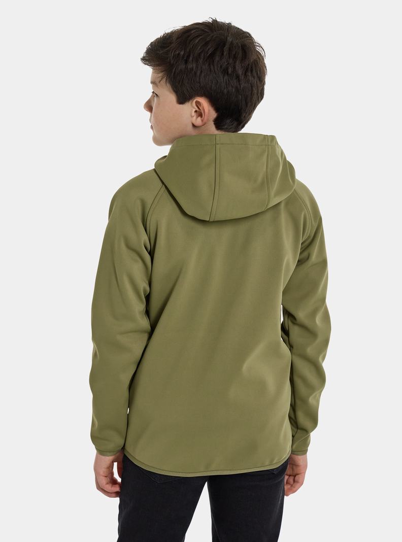 Olive Burton Crown Weatherproof Full-Zip Fleece Kids' Sweatshirts | GWQPOR265